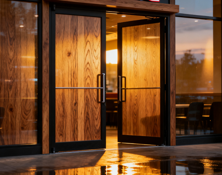 Переознакомиться с коммерческой дверью